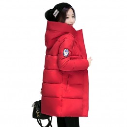 2018 hot sale women winter hooded jacket female outwear cotton plus size 3XL warm coat thicken jaqueta feminina ladies camperas